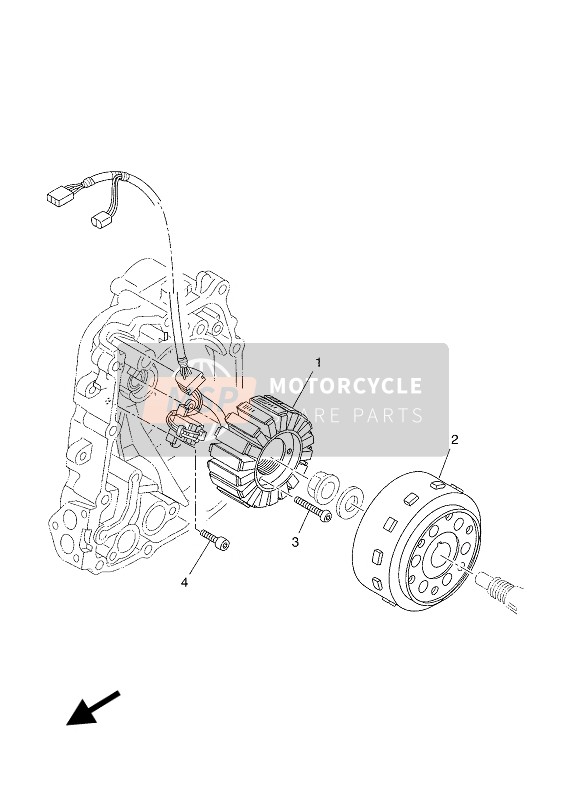 Yamaha X-MAX 400 2019 Generator voor een 2019 Yamaha X-MAX 400